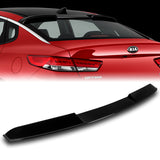 W-Power ABS VIP-Style Rear Widow Roof Visor Wing Spoiler For 2016 - 2020 Kia Optima -Pearl Black