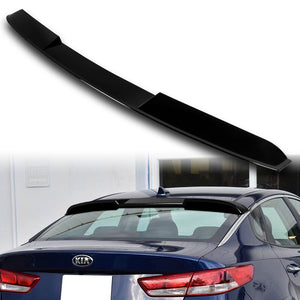 W-Power ABS VIP-Style Rear Widow Roof Visor Wing Spoiler For 2016 - 2020 Kia Optima -Pearl Black