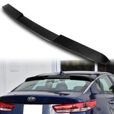 W-Power ABS VIP-Style Rear Widow Roof Visor Wing Spoiler For 2016 - 2020 Kia Optima -Carbon Fiber Look