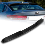 W-Power ABS VIP-Style Rear Widow Roof Visor Wing Spoiler For 2016 - 2020 Kia Optima -Carbon Fiber Look