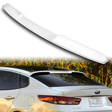 W-Power ABS VIP-Style Rear Widow Roof Visor Wing Spoiler For 2016 - 2020 Kia Optima -Pearl White