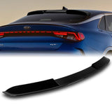 W-Power ABS VIP-Style Rear Widow Roof Visor Wing Spoiler For 2021 - 2024 Kia K5 -Pearl Black