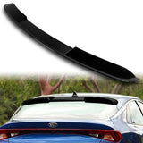 W-Power ABS VIP-Style Rear Widow Roof Visor Wing Spoiler For 2021 - 2024 Kia K5 -Pearl Black