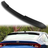 W-Power ABS VIP-Style Rear Widow Roof Visor Wing Spoiler For 2021 - 2024 Kia K5 -Unpainted Matte Black