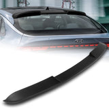 W-Power ABS VIP-Style Rear Widow Roof Visor Wing Spoiler For 2021 - 2024 Kia K5 -Unpainted Matte Black