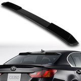 W-Power ABS VIP-Style Rear Widow Roof Visor Wing Spoiler For 2013 - 2020 Lexus GS350 GS450 GS-F Sedan -Pearl Black