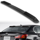 W-Power ABS VIP-Style Rear Widow Roof Visor Wing Spoiler For 2013 - 2020 Lexus GS350 GS450 GS-F Sedan -Carbon Fiber Look