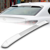 W-Power ABS VIP-Style Rear Widow Roof Visor Wing Spoiler For 2013 - 2020 Lexus GS350 GS450 GS-F Sedan -Pearl White