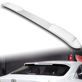 W-Power ABS VIP-Style Rear Widow Roof Visor Wing Spoiler For 2020 - 2023 Toyota Corolla Sedan -Pearl White