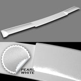 W-Power ABS VIP-Style Rear Widow Roof Visor Wing Spoiler For 2007 - 2015 Infiniti G25 / G35 / G37 / Q40 Sedan -Pearl White