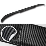 W-Power ABS VIP-Style Rear Widow Roof Visor Wing Spoiler For 2018 - 2023 Kia Stinger -Carbon Fiber Look