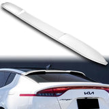 W-Power ABS VIP-Style Rear Widow Roof Visor Wing Spoiler For 2018 - 2023 Kia Stinger -Pearl White