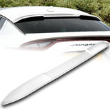 W-Power ABS VIP-Style Rear Widow Roof Visor Wing Spoiler For 2018 - 2023 Kia Stinger -Pearl White