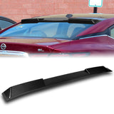 W-Power ABS VIP-Style Rear Widow Roof Visor Wing Spoiler For 2016 - 2023 Nissan Maxima -Carbon Fiber Look