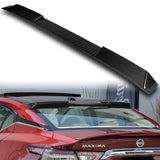 W-Power ABS VIP-Style Rear Widow Roof Visor Wing Spoiler For 2016 - 2023 Nissan Maxima -Carbon Fiber Look