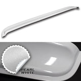 W-Power ABS VIP-Style Rear Widow Roof Visor Wing Spoiler For 2008 - 2023 Dodge Challenger -Pearl White