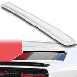 W-Power ABS VIP-Style Rear Widow Roof Visor Wing Spoiler For 2008 - 2023 Dodge Challenger -Pearl White