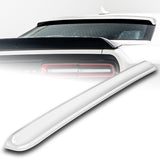 W-Power ABS VIP-Style Rear Widow Roof Visor Wing Spoiler For 2008 - 2023 Dodge Challenger -Pearl White