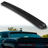 W-Power ABS VIP-Style Rear Widow Roof Visor Wing Spoiler For 2008 - 2023 Dodge Challenger -Unpainted Matte Black