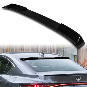 W-Power ABS VIP-Style Rear Widow Roof Visor Wing Spoiler For 2021 - 2025 Lexus IS300 IS350 IS500 -Pearl Black