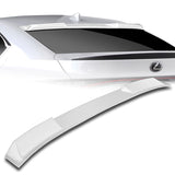 W-Power ABS VIP-Style Rear Widow Roof Visor Wing Spoiler For 2021 - 2025 Lexus IS300 IS350 IS500 -Pearl White