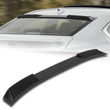 W-Power ABS VIP-Style Rear Widow Roof Visor Wing Spoiler For 2021 - 2025 Lexus IS300 IS350 IS500 -Unpainted Matte Black