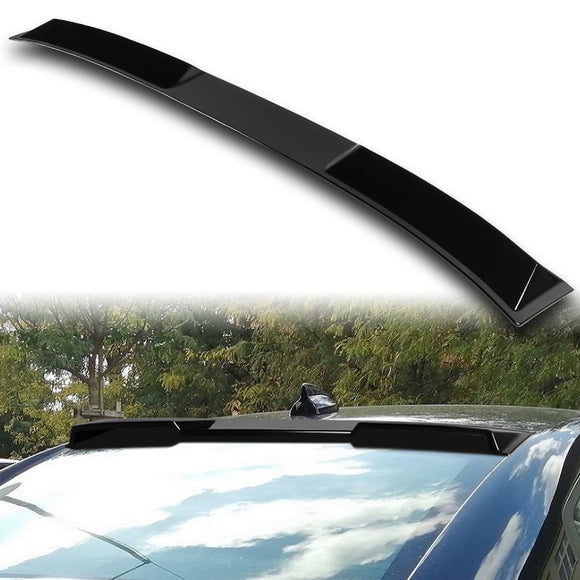 W-Power ABS VIP-Style Rear Widow Roof Visor Wing Spoiler For 2011 - 2023 Dodge Charger -Pearl Black