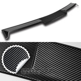 W-Power ABS VIP-Style Rear Widow Roof Visor Wing Spoiler For 2011 - 2023 Dodge Charger -Carbon Fiber Look