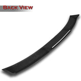 W-Power ABS VIP-Style Rear Widow Roof Visor Wing Spoiler For 2011 - 2023 Dodge Charger -Carbon Fiber Look