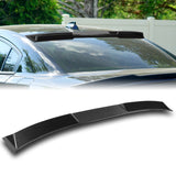 W-Power ABS VIP-Style Rear Widow Roof Visor Wing Spoiler For 2011 - 2023 Dodge Charger -Carbon Fiber Look