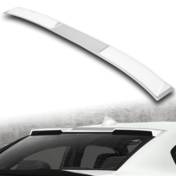 W-Power ABS VIP-Style Rear Widow Roof Visor Wing Spoiler For 2011 - 2023 Dodge Charger -Pearl White