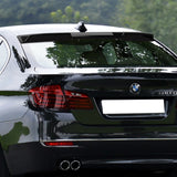 W-Power ABS VIP-Style Rear Widow Roof Visor Wing Spoiler For 2011 - 2016 BMW 5-Series M5 F10 Sedan -Pearl Black