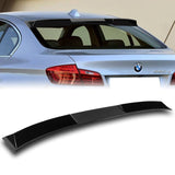 W-Power ABS VIP-Style Rear Widow Roof Visor Wing Spoiler For 2011 - 2016 BMW 5-Series M5 F10 Sedan -Pearl Black