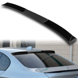 W-Power ABS VIP-Style Rear Widow Roof Visor Wing Spoiler For 2011 - 2016 BMW 5-Series M5 F10 Sedan -Pearl Black