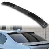 W-Power ABS VIP-Style Rear Widow Roof Visor Wing Spoiler For 2011 - 2016 BMW 5-Series M5 F10 Sedan -Carbon Fiber Look