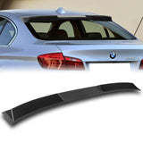 W-Power ABS VIP-Style Rear Widow Roof Visor Wing Spoiler For 2011 - 2016 BMW 5-Series M5 F10 Sedan -Unpainted Matte Black