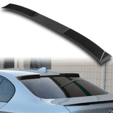 W-Power ABS VIP-Style Rear Widow Roof Visor Wing Spoiler For 2011 - 2016 BMW 5-Series M5 F10 Sedan -Unpainted Matte Black