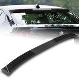 W-Power ABS VIP-Style Rear Widow Roof Visor Wing Spoiler For 2011 - 2016 BMW 5-Series M5 F10 Sedan -Unpainted Matte Black