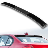 W-Power ABS VIP-Style Rear Widow Roof Visor Wing Spoiler For 2012 - 2018 BMW 3-Series F30 F80 M3 Sedan -Pearl Black