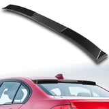 W-Power ABS VIP-Style Rear Widow Roof Visor Wing Spoiler For 2012 - 2018 BMW 3-Series F30 F80 M3 Sedan -Carbon Fiber Look