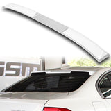 W-Power ABS VIP-Style Rear Widow Roof Visor Wing Spoiler For 2012 - 2018 BMW 3-Series F30 F80 M3 Sedan -Pearl White