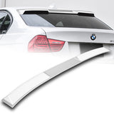 W-Power ABS VIP-Style Rear Widow Roof Visor Wing Spoiler For 2006 - 2011 BMW 3-Series E90 M3 Sedan -Pearl White