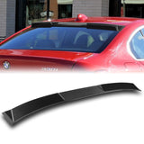 W-Power ABS VIP-Style Rear Widow Roof Visor Wing Spoiler For 2019- 2023 BMW 3-Series G20 G80 M3 Sedan -Carbon Fiber Look