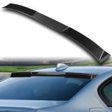 W-Power ABS VIP-Style Rear Widow Roof Visor Wing Spoiler For 2017- 2023 BMW 5-Series G30 F90 M5 Sedan -Carbon Fiber Look