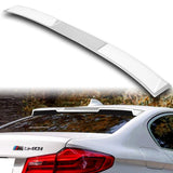 W-Power ABS VIP-Style Rear Widow Roof Visor Wing Spoiler For 2017- 2023 BMW 5-Series G30 F90 M5 Sedan -Pearl White