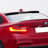 W-Power ABS VIP-Style Rear Widow Roof Visor Wing Spoiler For 2014- 2021 BMW 2-Series F22 F87 M2 Coupe -Pearl Black