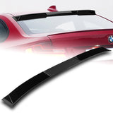 W-Power ABS VIP-Style Rear Widow Roof Visor Wing Spoiler For 2014- 2021 BMW 2-Series F22 F87 M2 Coupe -Pearl Black