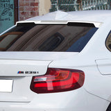 W-Power ABS VIP-Style Rear Widow Roof Visor Wing Spoiler For 2014- 2021 BMW 2-Series F22 F87 M2 Coupe -Pearl White