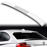 W-Power ABS VIP-Style Rear Widow Roof Visor Wing Spoiler For 2014- 2021 BMW 2-Series F22 F87 M2 Coupe -Pearl White