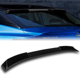 W-Power ABS VIP-Style Rear Widow Roof Visor Wing Spoiler For 2020- 2024 Nissan Sentra Sedan -Pearl Black